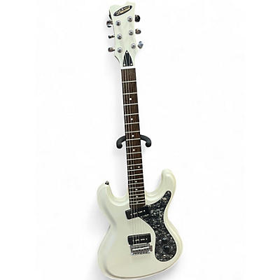 Used Aria DM380 Diamond Alpine White Solid Body Electric Guitar