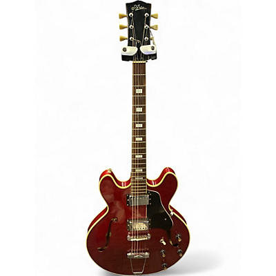 Used Aria EA200 Trans Red Hollow Body Electric Guitar