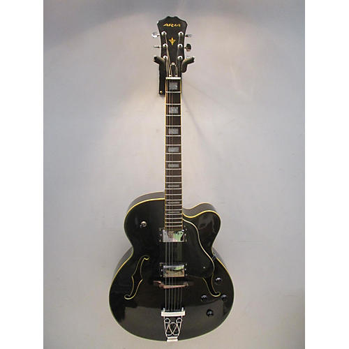 Aria Used Aria FA-70 Black Hollow Body Electric Guitar Black