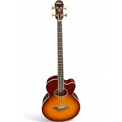 Used Aria FEB-02 Sandburst Acoustic Bass Guitar