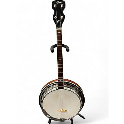 Used Aria Irish Tenor 4 String Banjo Natural Banjo
