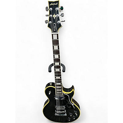 Used Aria LC-430 Black and Gold Solid Body Electric Guitar