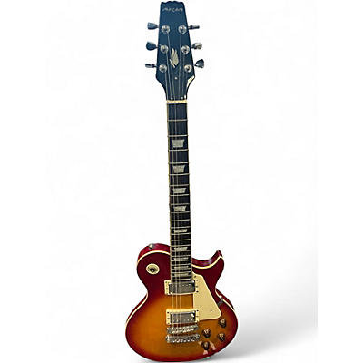 Used Aria Les Paul 2 Color Sunburst Solid Body Electric Guitar
