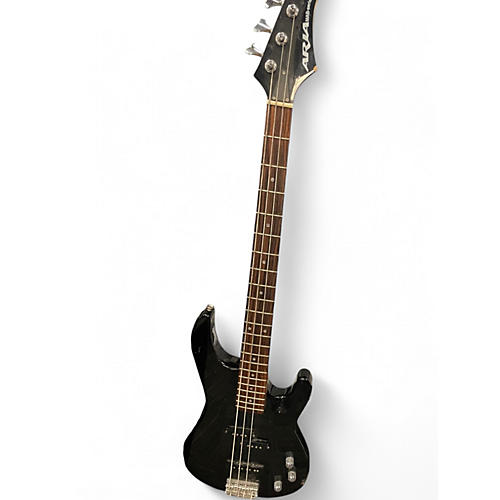 Used Aria MAB SERIES Black Electric Bass Guitar Black
