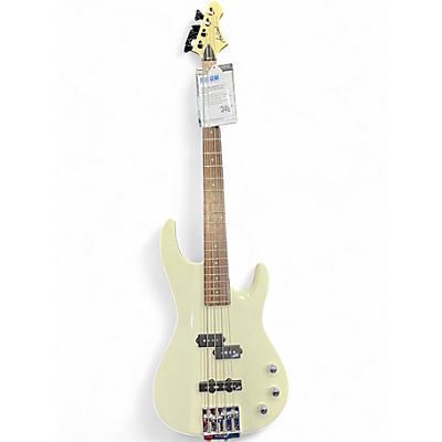 Used Aria MAGNA PRO 2 White Electric Bass Guitar