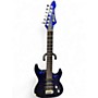 Used Aria Ma10 Blue Solid Body Electric Guitar Blue