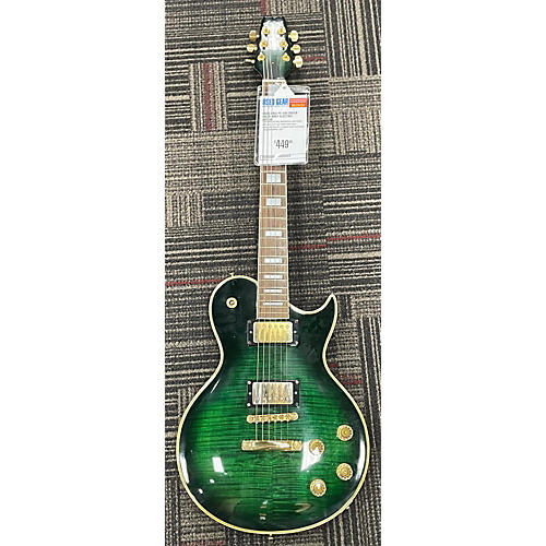 Aria Used Aria PE-850 Green Solid Body Electric Guitar Green