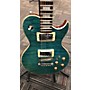 Used Aria Used Aria PE480 Quilt Maple Blue Solid Body Electric Guitar Quilt Maple Blue