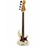Used Aria PRO II DETROIT Trans White Electric Bass Guitar Trans White