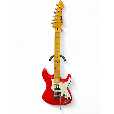 Used Aria PRO II FULLERTON Red Solid Body Electric Guitar
