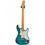 Used Aria PRO II FULLERTON Turquoise Solid Body Electric Guitar Turquoise