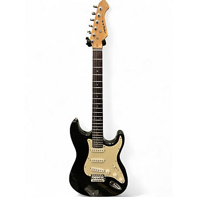 Used Aria PRO II STG Black and White Solid Body Electric Guitar