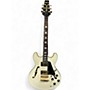 Used Aria PRO ll White Hollow Body Electric Guitar White