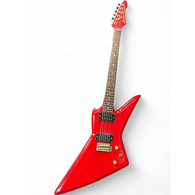Used Aria Pro II Deluxe Red Solid Body Electric Guitar
