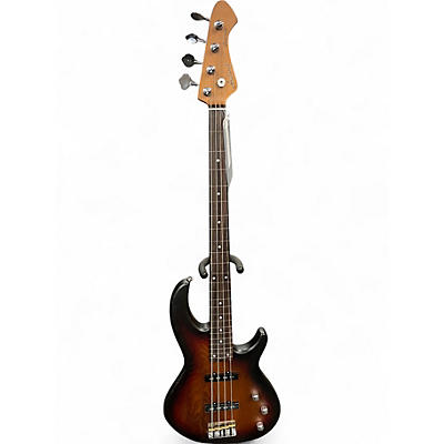 Used Aria  Pro II Jaco Pastorius Tribute 313 Open Pore Sunburst Electric Bass Guitar