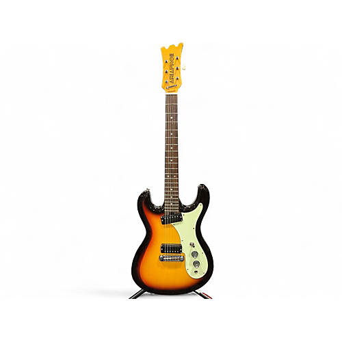 Used Aria Pro II Mossrite Style Copy 2 Tone Sunburst Solid Body Electric Guitar 2 Tone Sunburst