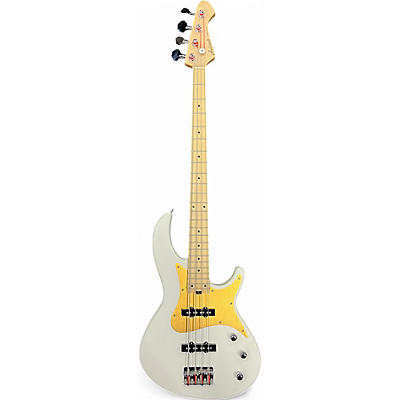 Used Aria Pro II RSB White Electric Bass Guitar