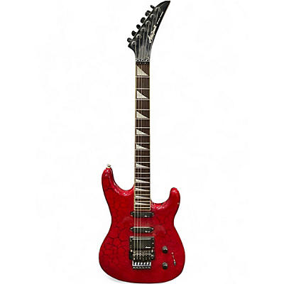 Used Aria Pro-II XR Series Red Crackle Solid Body Electric Guitar