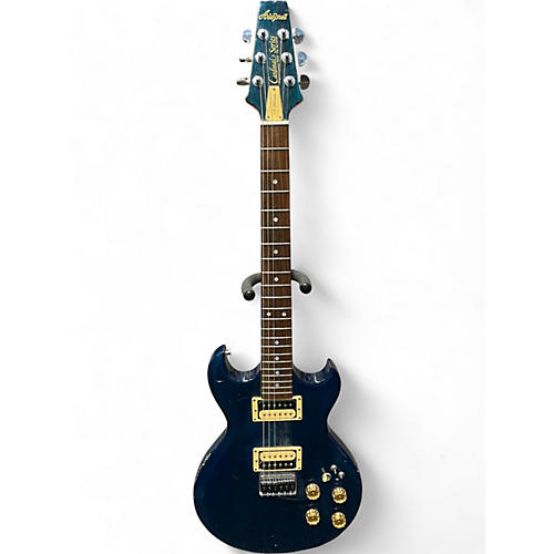Used Aria Pro Ii CS350 Blue Solid Body Electric Guitar Blue