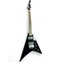 Used Aria Pro Ii IRONMAN STANDARD Black Solid Body Electric Guitar Black