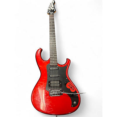 Used Aria Pro Ii The Cat Red Solid Body Electric Guitar