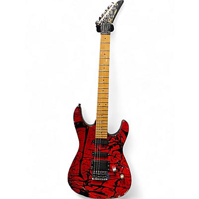 Used Aria SL PRO II RED GRAPHIC Solid Body Electric Guitar