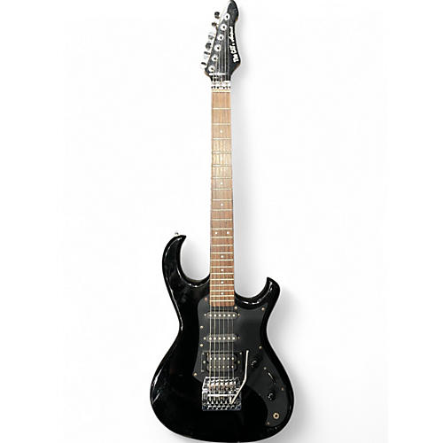 Used Aria The Cat Black Solid Body Electric Guitar Black
