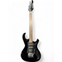 Used Aria The Cat Black Solid Body Electric Guitar Black