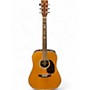 Used Aria WJ300 Natural Acoustic Guitar Natural