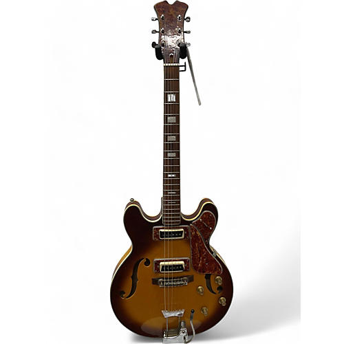 Used Aria diamnd 1202 t 2 Tone Sunburst Hollow Body Electric Guitar 2 Tone Sunburst