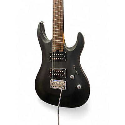 Used Aria mac-dlx Black Solid Body Electric Guitar