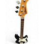 Used Ariana 4 string bass Black and White Electric Bass Guitar Black and White