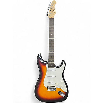 Used Ariana S-Style Sunburst Solid Body Electric Guitar