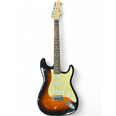 Used Ariana Stratocaster Knock-Off 2 Tone Sunburst Solid Body Electric Guitar