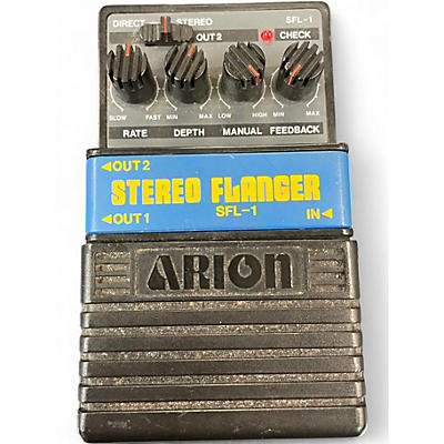 Used Arion STEREO FLANGER Effect Pedal