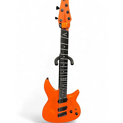 Used Aristides 060S MULTI-SCALE Orange (Raw Injected) Solid Body Electric Guitar