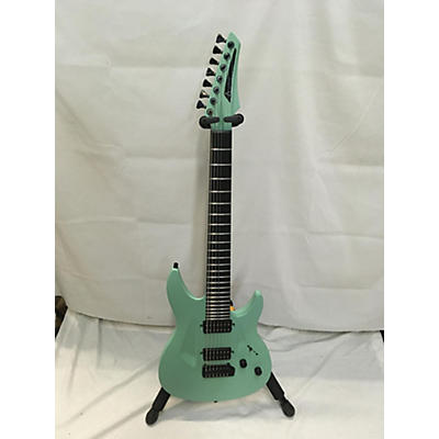 Used Aristides 070 Seafoam Green Satin Solid Body Electric Guitar