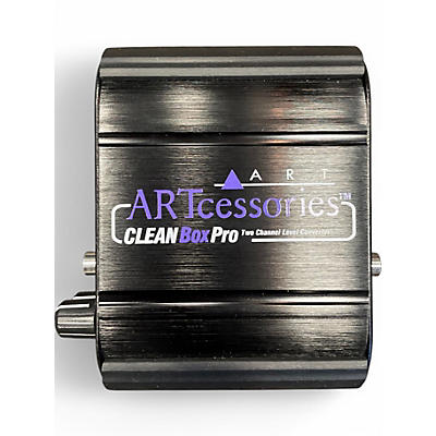 Used Art ARTCESSORIES CLEAN BOX PRO TWO CHANNEL LEVEL CONVERTER Direct Box