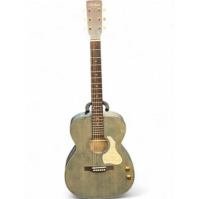 Used Art & Lutherie LEGACY DENIM BLUE Q-DISCRETE DENIM BLUE Acoustic Electric Guitar