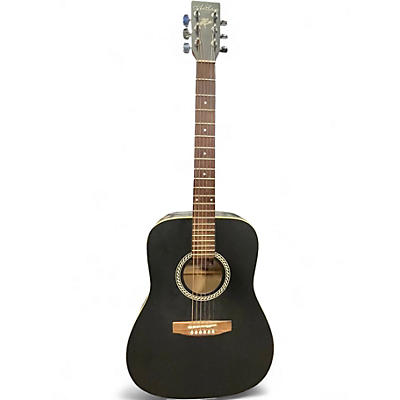 Used Art & Lutherie WILD CHERRY Black Acoustic Guitar