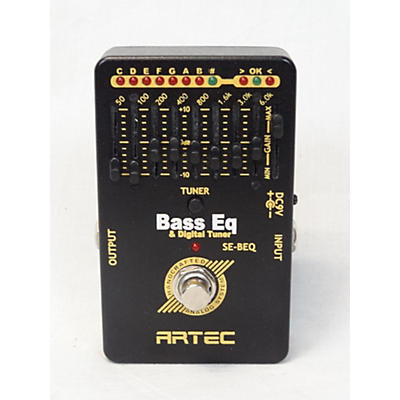 Used Artec SE-BEQ Bass EQ & Digital Tuner Bass Effect Pedal