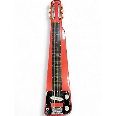 Used Artisan EA Candy Apple Red Lap Steel
