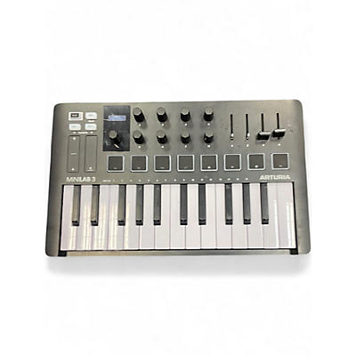 Used Arturia MINILAB 3 MIDI Controller