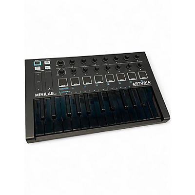 Used Arturia MINILAB MKII DEEP BLACK MIDI Controller