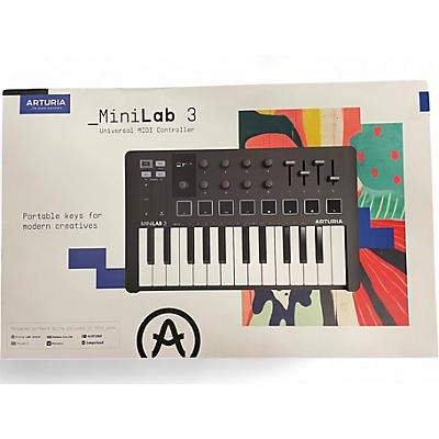 Used Arturia Minilab 3 MIDI Controller