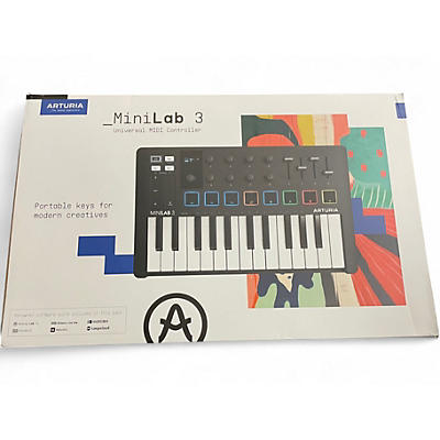 Used Arturia Minilab 3 MIDI Controller