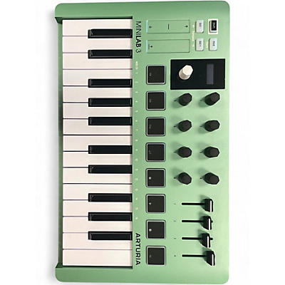 Used Arturia Minilab 3 Mint Green MIDI Controller