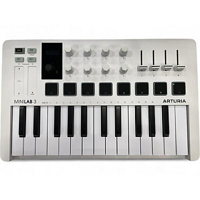 Used Arturia Minilab 3 White MIDI Controller
