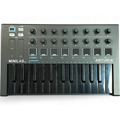 Used Arturia Minilab MKII MIDI Controller