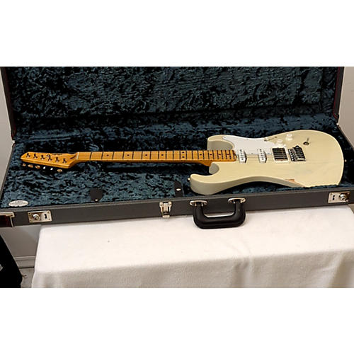 Asher Guitars & Lap Steels Used Asher Guitars & Lap Steels LA STUDIO Cream Solid Body Electric Guitar Cream